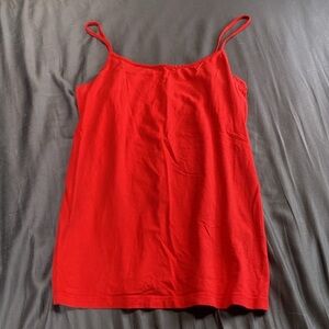 Time and Tru Red Tank Top